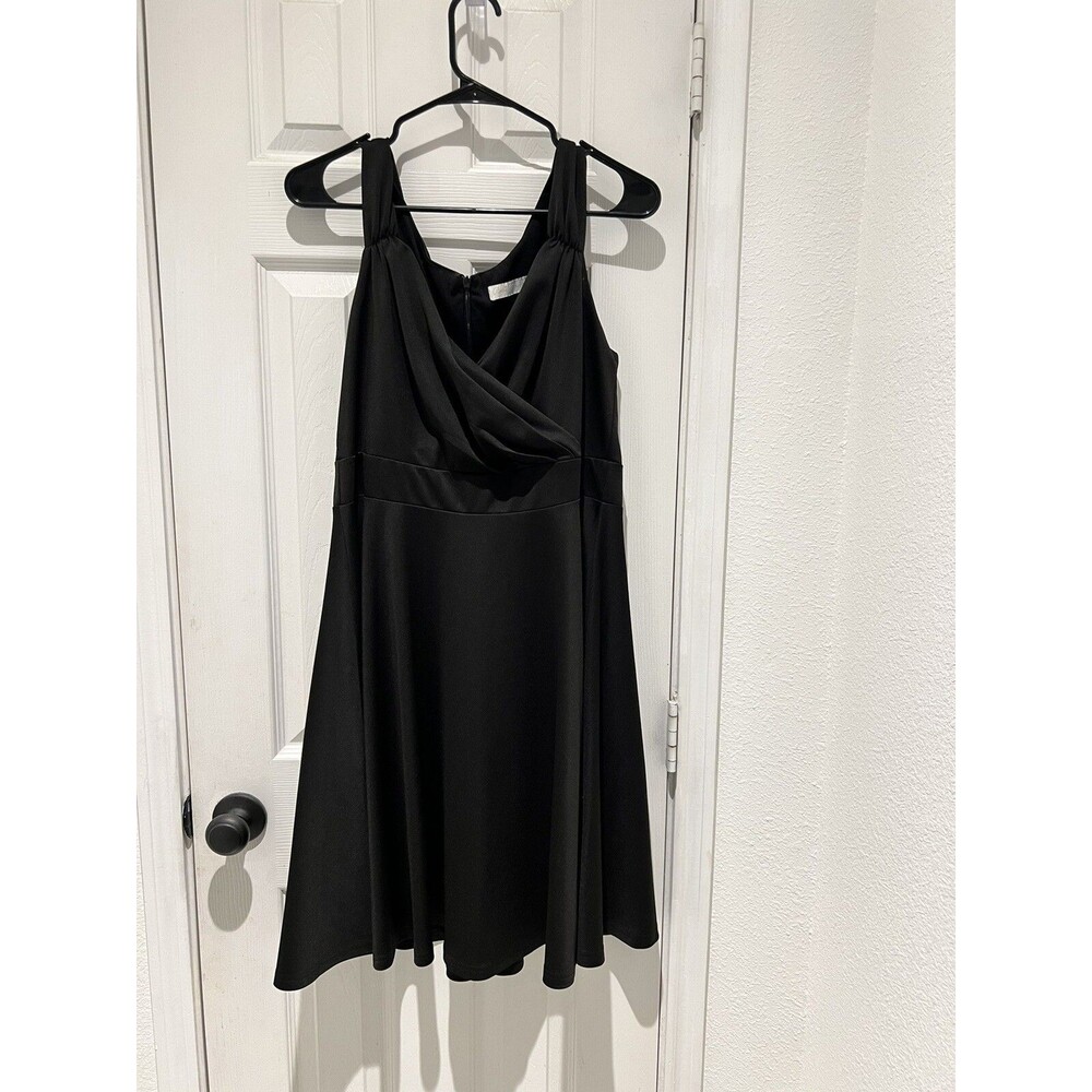 Belle Poque LBD Black Fit And Flare Dress Size 1X